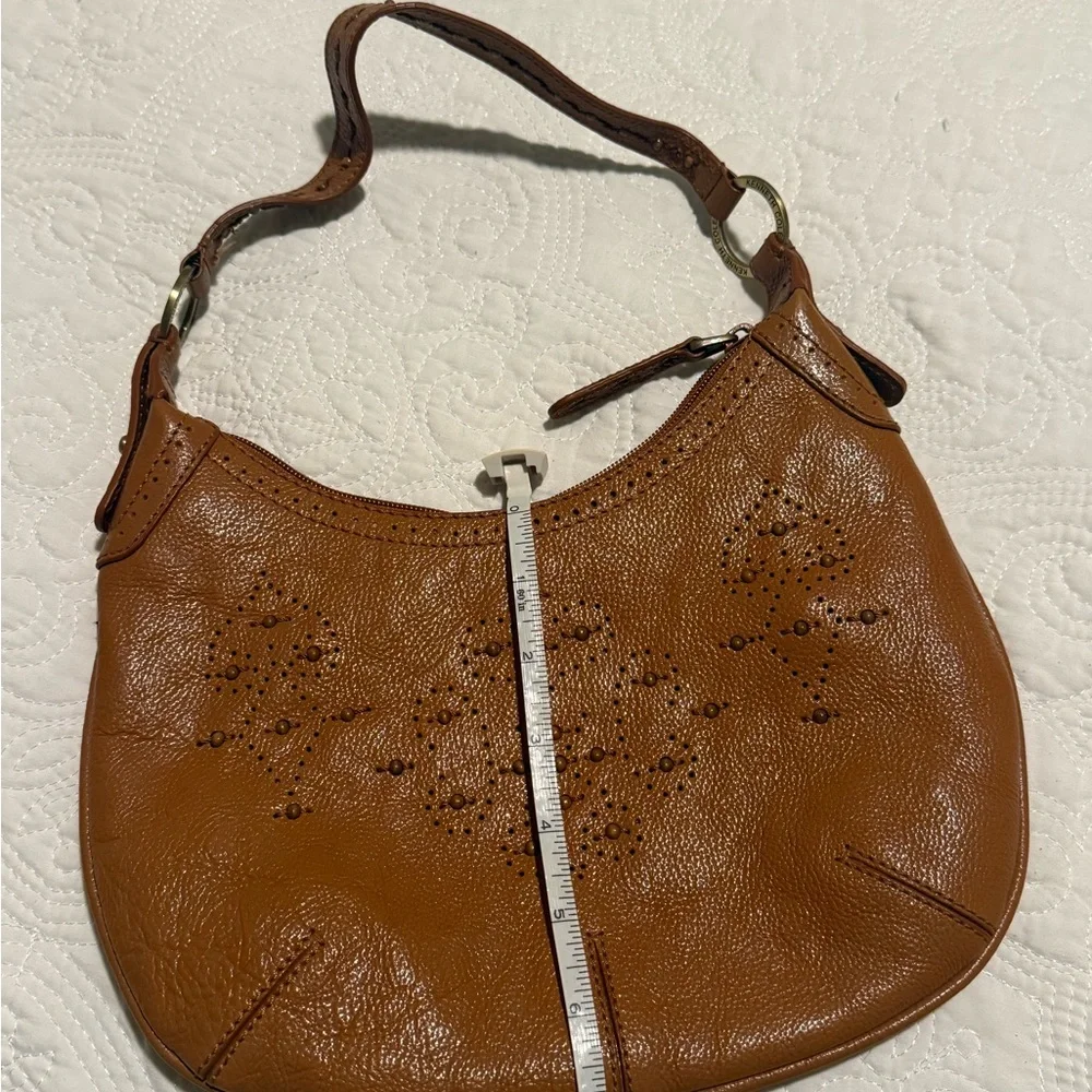 Kenneth‎ Cole Vintage Brown Leather Hobo Bag